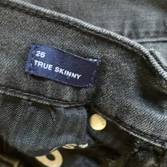 Gap True Skinny black stonewashed jeans - Picture 3 of 6